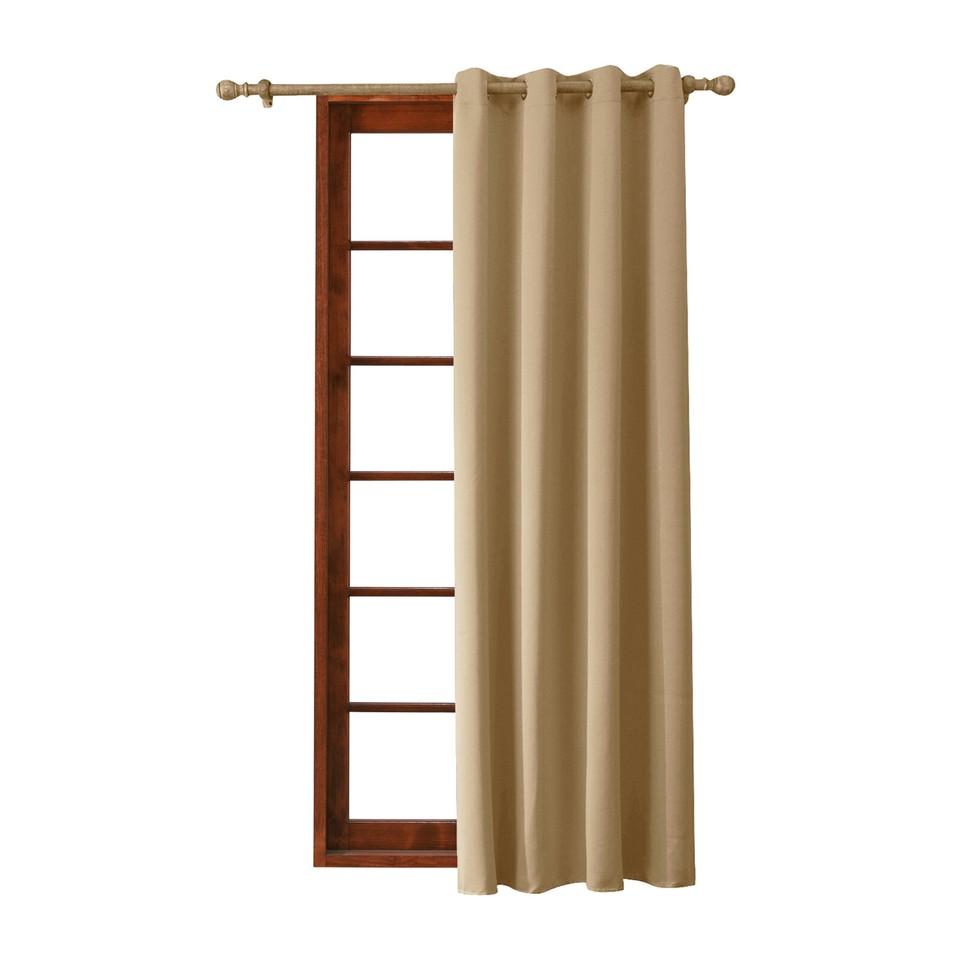 Opaque Curtains with Eyelets, Thermal Curtains, Heat Protection, Blackout Curtains