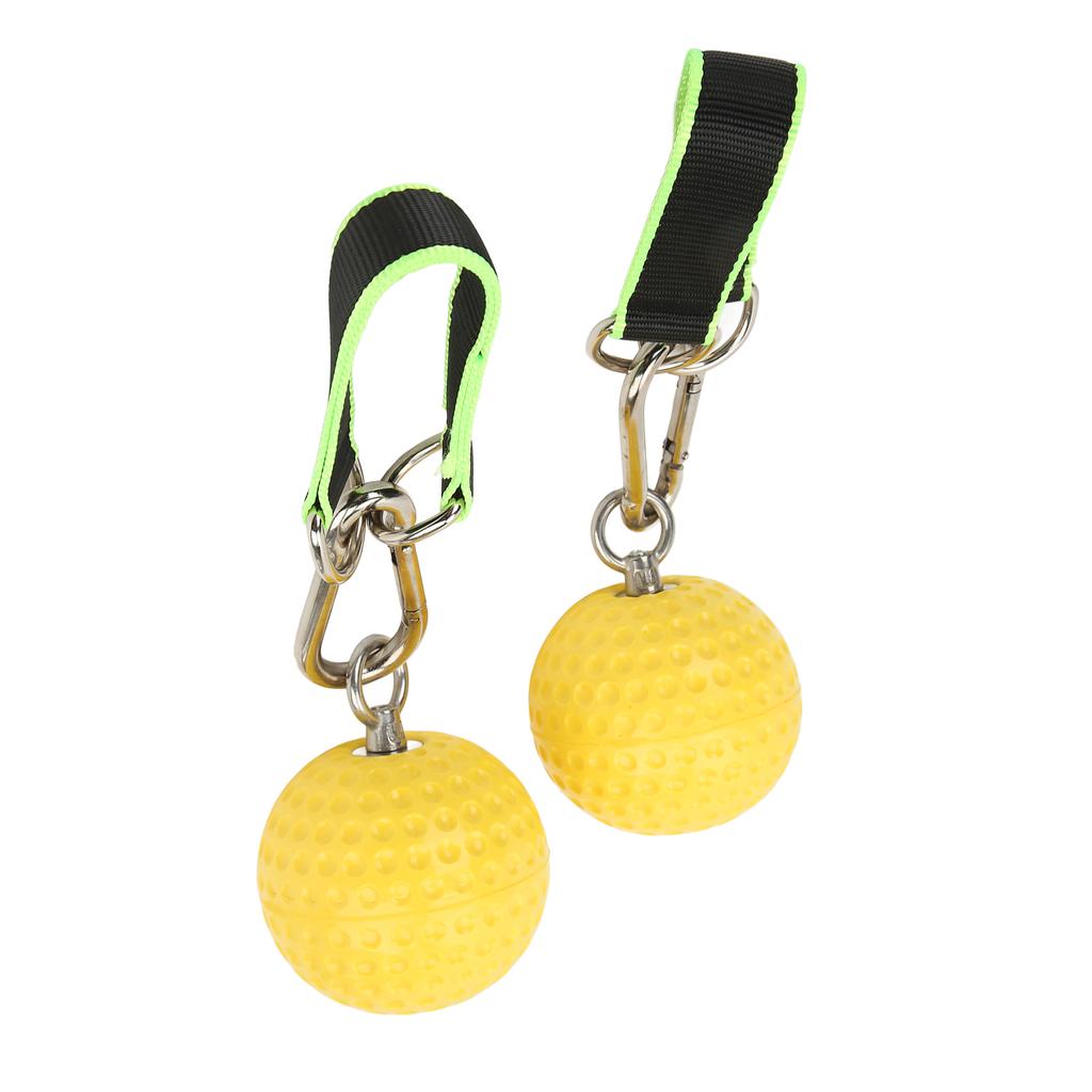 Climbing Pull Up Hand Grips Ball Set with Webbing Buckle Fitness Non Slip Arm Strength Training