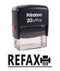 Printtoo REFAX Self Inking Rubber Stamp Office Стационарный пользовательский штамп-черный