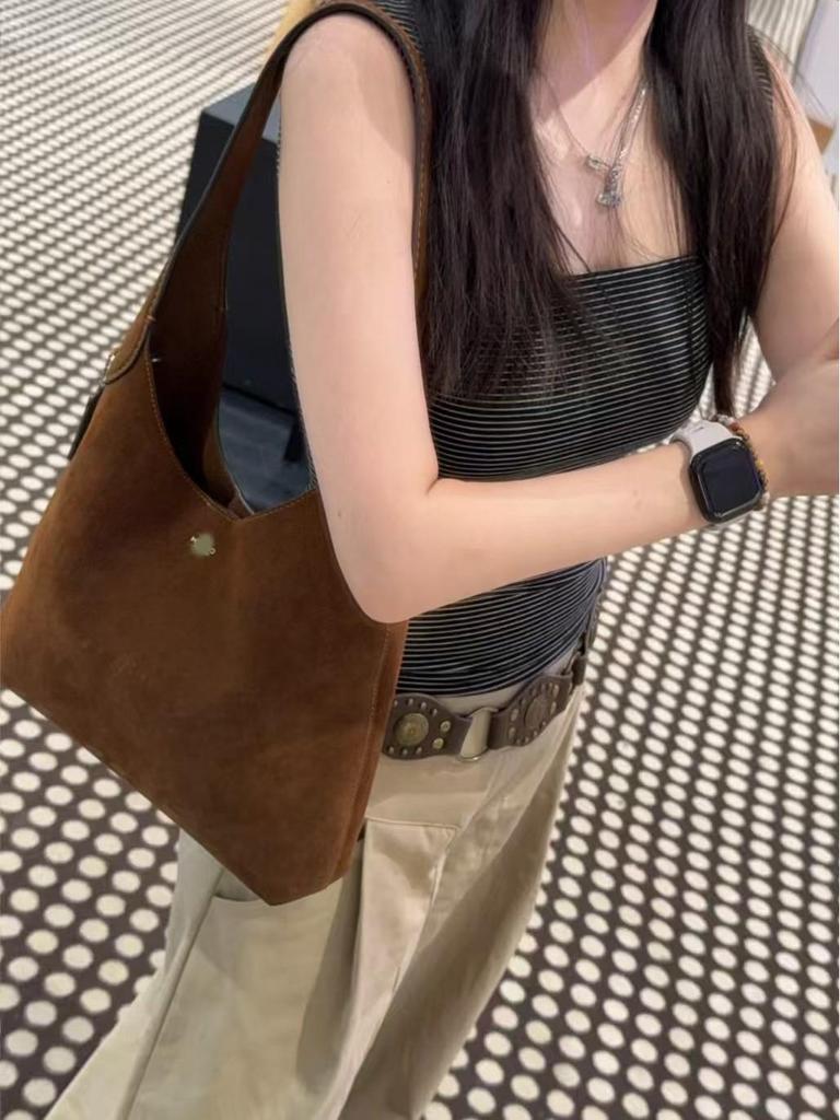 Большая ретро-сумка-тоут Brooklyn - Одноплечная сумка для поездок на работу