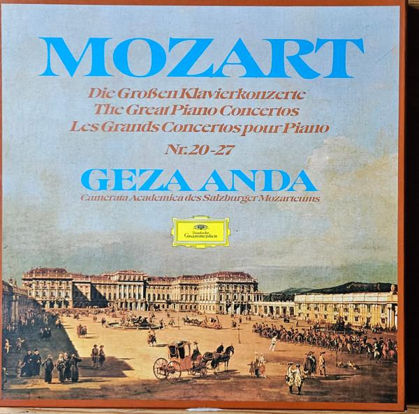 LP Record WOLFGANG AMADEUS MOZART - GÉZA ANDA - Die Großen Klavierkonzerte • The Gr 2740138 Deutsche Grammo 1976 Germany Classical Used