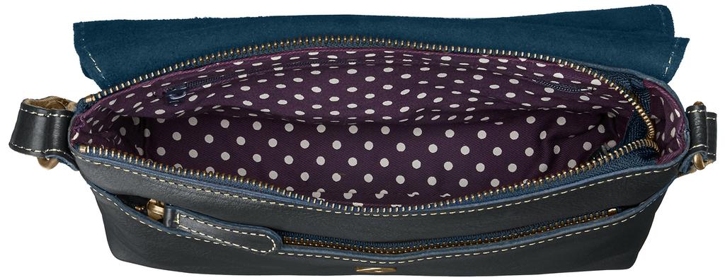 Lining Dot Pattern 2WAY Shoulder Bag S Made In Japan Genuine Leather Lining Dot Pattern Bangla Leather Navy [Laissez-faire] [Wolf 510036]