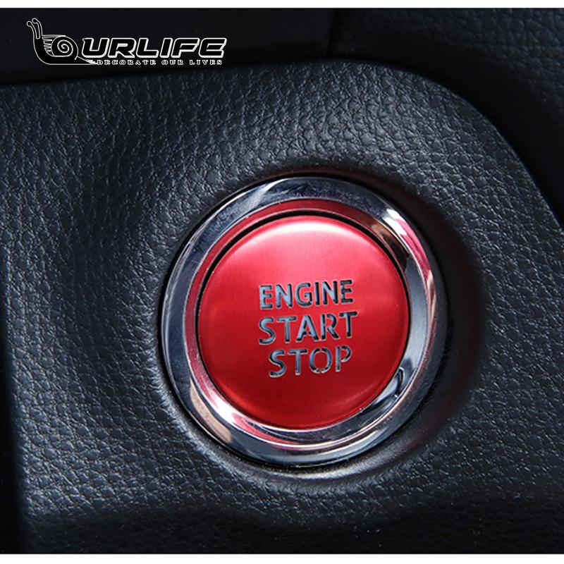 Наклейки на кнопку крышки двигателя Start Stop, бесключевая система, крышка переключателя зажигания для RAV4 XA50 RAV 4  