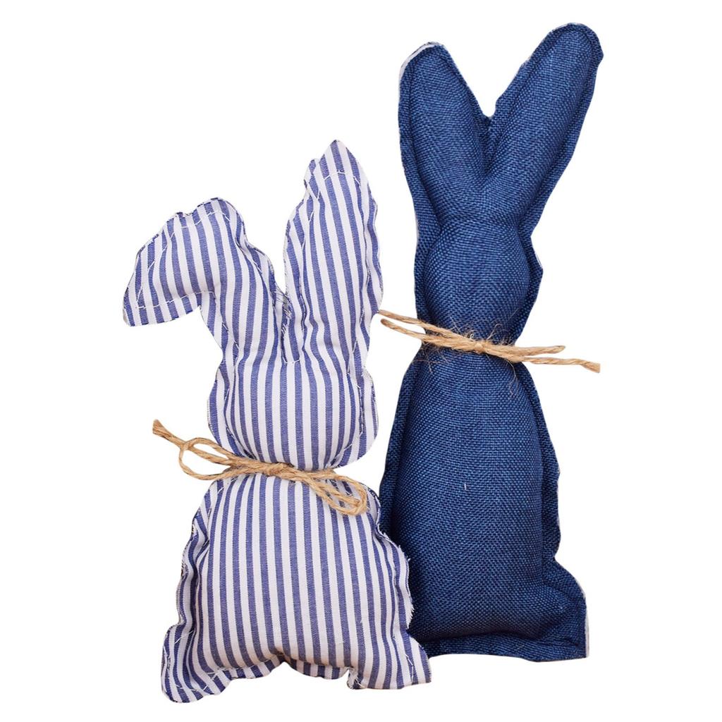 Пасхальный кролик. Украшение из ткани. Украшение для вечеринки. Композиция с украшением в виде кролика.