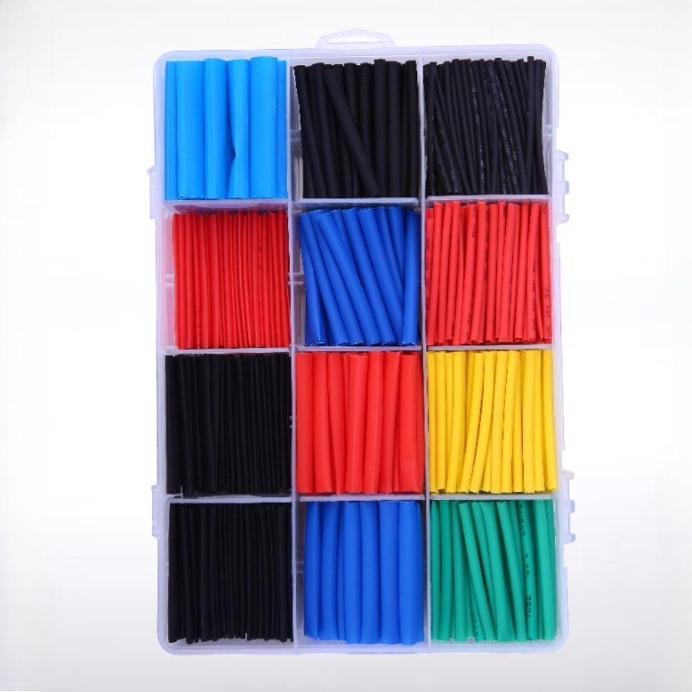 Heat Shrink Tube Kit Thermoresistant Tubing Heat Shrink Wire Wrapping Electrical Connection Cable Insulation Sleeved Protecter