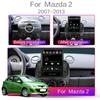 9,7-дюймовый автомобильный радиоприемник на базе Android для Mazda 2 2007-2014, 2 DIN Tesla, вертикальный экран, авторадио, мультимедийный плеер Carplay, 2 + 32 ГБ