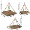 Reptile and Birdcage Woven Hammock: Water Hyacinth & Grass Lizard Basking Platform