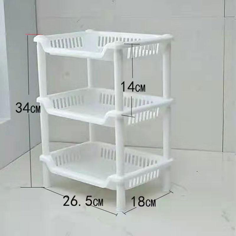 Bathroom Shelves Kitchen Small Storage Rack Bathroom Sundries Storage Rack Snack Rack Children's Toy Storage Rack Kitchen Organizers