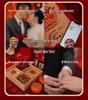 Chinese Wedding Banquet Backdrop & Tableware Decoration Set