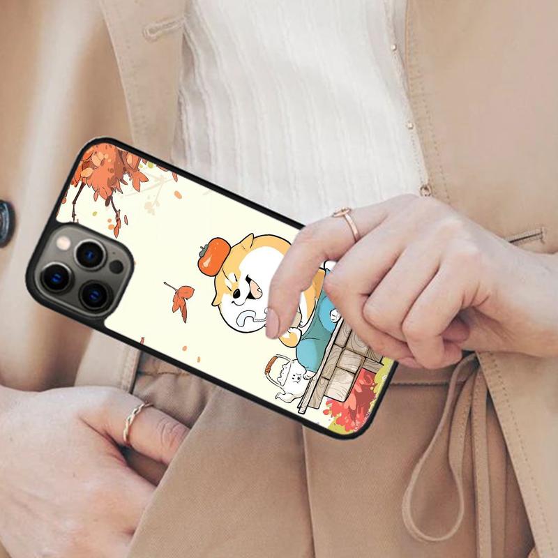 Shiba Inu Cute Cartoon Art Magnetic Phone Case For APPLE iPhone 17 Air 16 14 13 12 Pro Max 15 Plus Wireless Charge MagSafe Cover