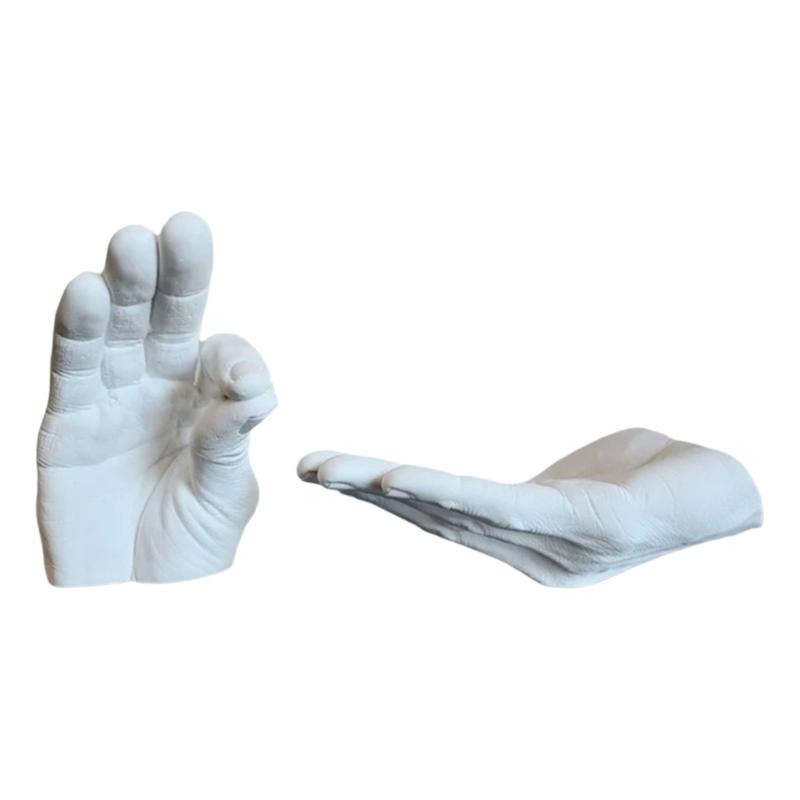 Держатель для благовоний из человеческой руки из смолы с улавливателями пепла для медитаций в йоге и украшения для дома