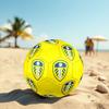 Футбольный мяч Leeds United FC, размер 5, машинная сшивка, ПВХ, прочный и с высоким отскоком, подходит для всех возрастов, фанатская атрибутика, для матчей и использования на открытом воздухе.