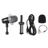 Dynamic Microphone with Detachable Support Volume Control LED Indicator 3 Pickup Mode Built In