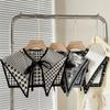 Shawl Fake Collars for Women Detachable Lapel Shirt Bowknots Scarf Girls Summer Dress False Collar Neckwear Cape Corbatas