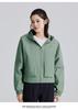 Sports jacket for women in spring, trendy and versatile, loose and casual, mountain style outdoor running, long sleeved jacket top