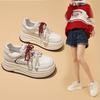 Inner Height Increase Women's Spring 2026 New Platform Shoes Children's Shoes Versatile and Comfortable Soft-soled Student Board Shoes