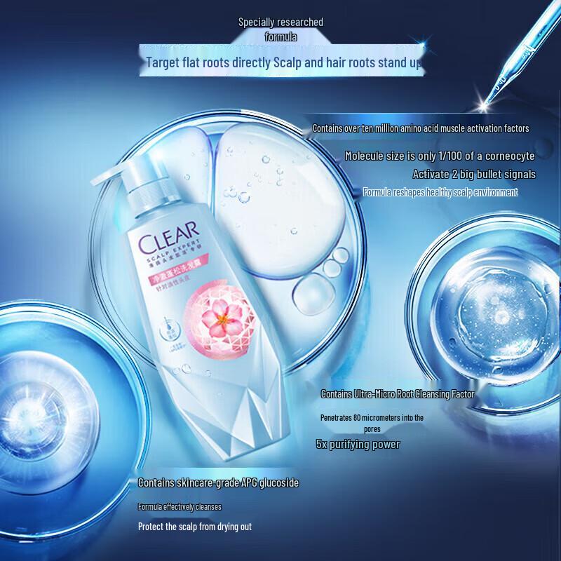 Clear Scalp Care Anti-Dandruff & Oil Control Shampoo (2x480g)