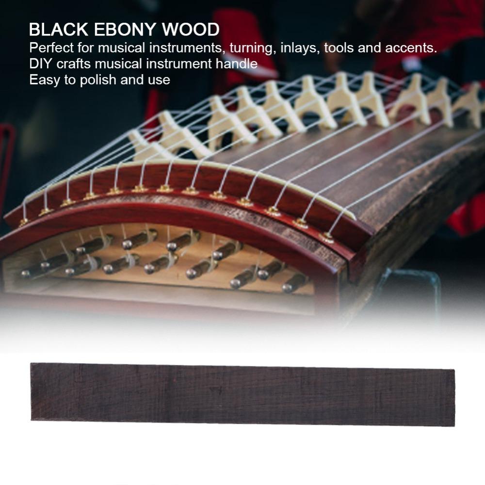 150*20*20mm(5.91*0.79*0.79in) DIY Handicraft Wood Black Acoustic Guitar Accessories For Guitar