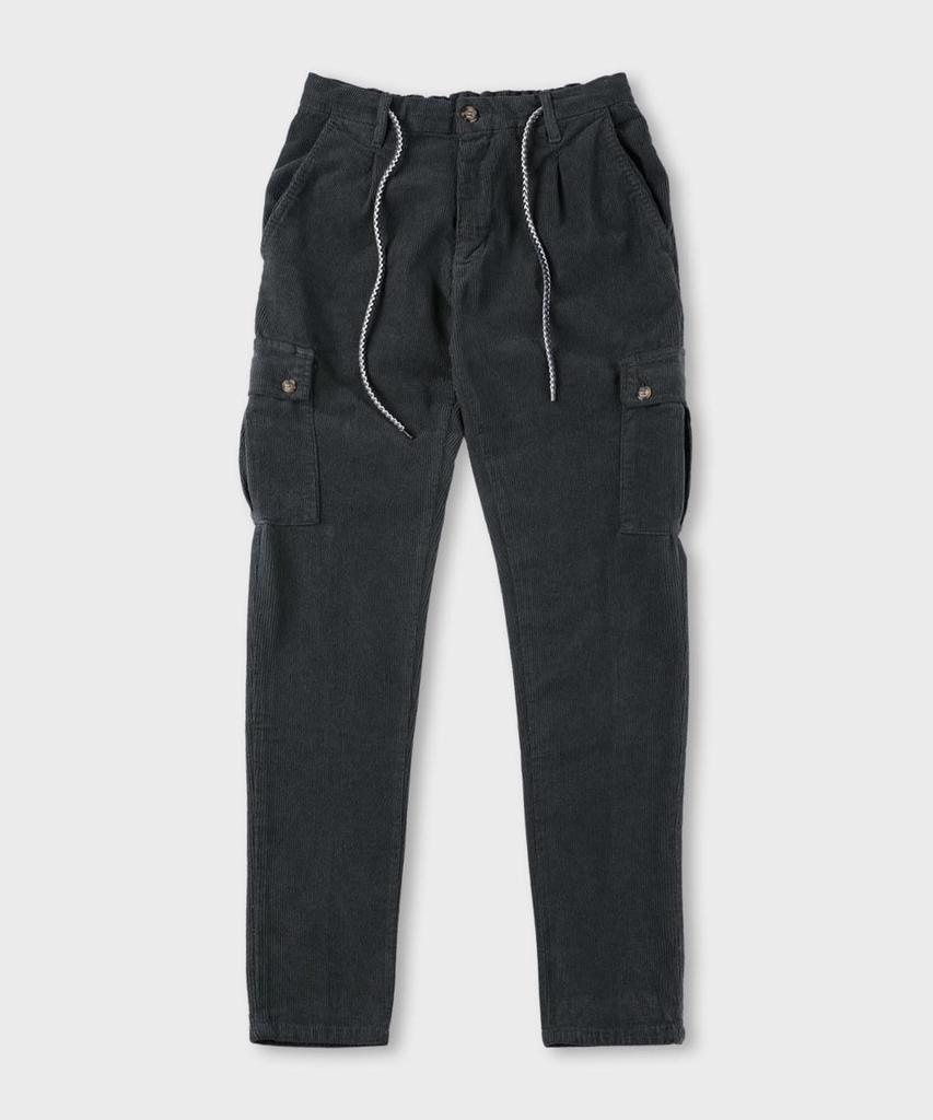 PANICALE Drawstring Corduroy Cargo Pants 2 Colors