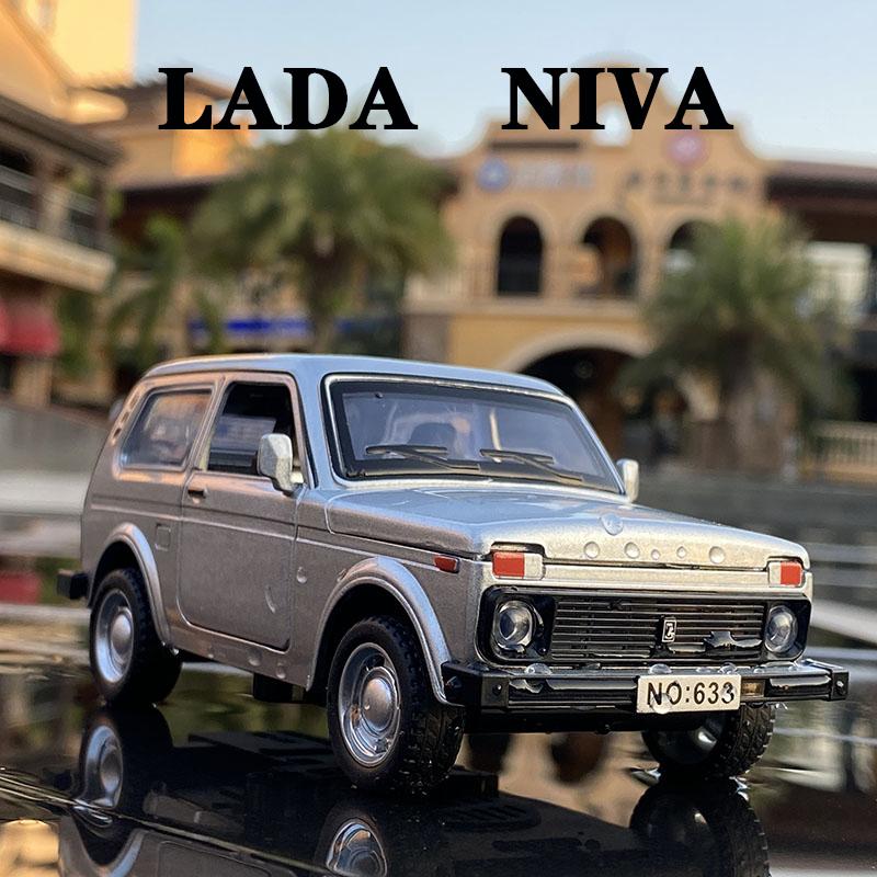 1/32 русская модель автомобиля LADA NIVA из сплава LADA 2106, игрушка, литье под давлением, литье под давлением, откат, музыкальный свет, автомобиль, игрушки для детей, автомобиль