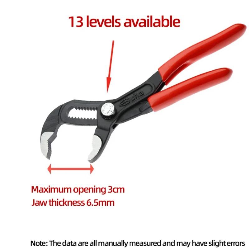 Портативный Мини Регулируемый Шаблон Полумесячный Гаечный Ключ Маленькие Трубные Клещи Многофункциональный Мобильный Ключ Зажим Насоса Удобный