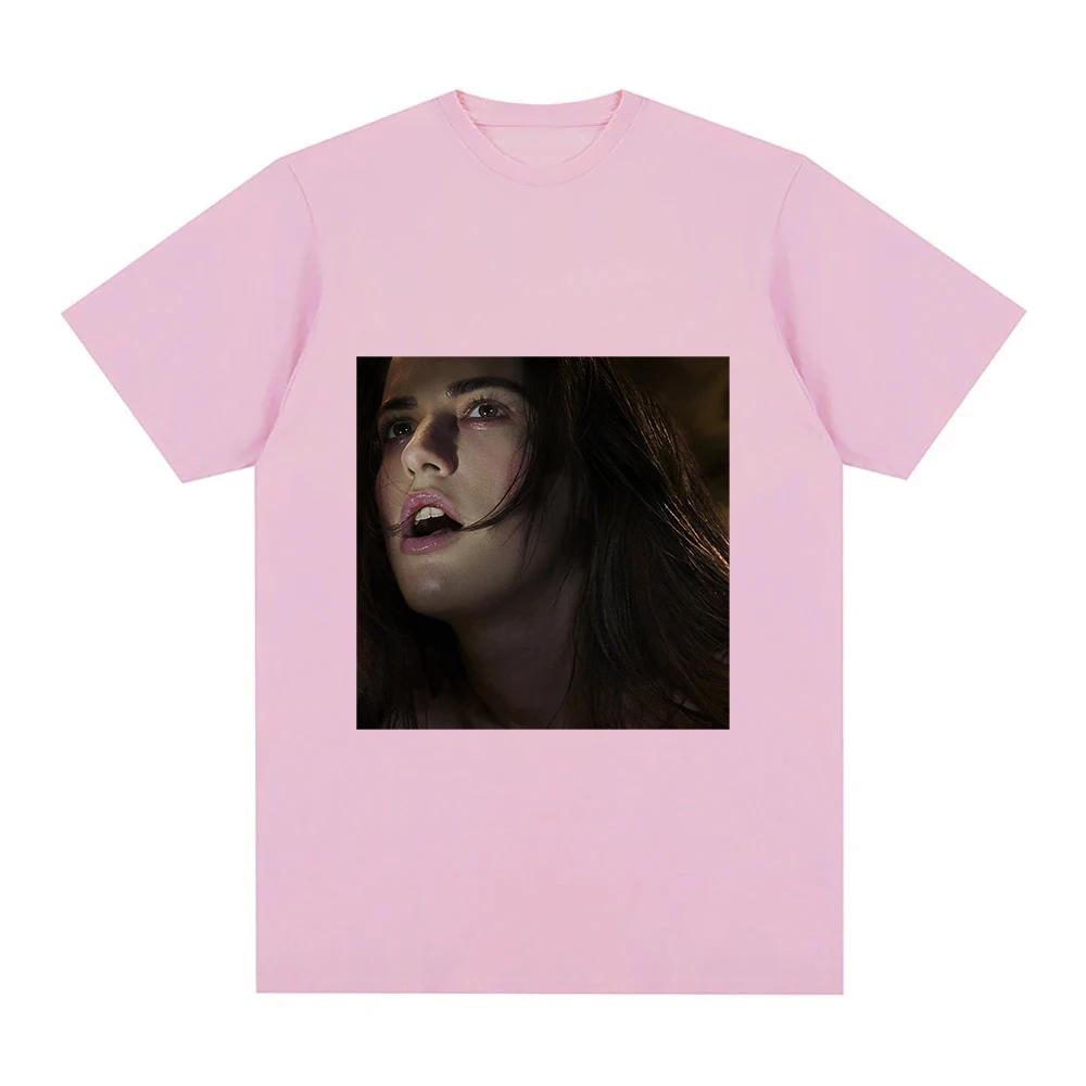 Oklou TShirt Galore Album Graphic Printing Teeshirt Round Neck Short Sleeve Camisetas WomenUnisex Casual Cotton Tees Top