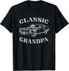 Funny Grandpa Classic Car Graphic Fathers Day Gift Unisex T-Shirt