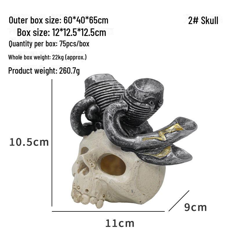 Популярная серия «Черепа» для террариума, украшение для змей и ящериц — декорации для аквариума и укрытия для домашних животных
