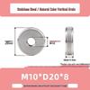 Высокопрочная накатанная гайка M3/M6/M10 из нержавеющей стали