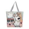 Harajuku Style Cartoon Canvas Bag, Literary Large-Capacity Shoulder Bag, Linen Trendy Cool Ethnic Style Women'S Bag