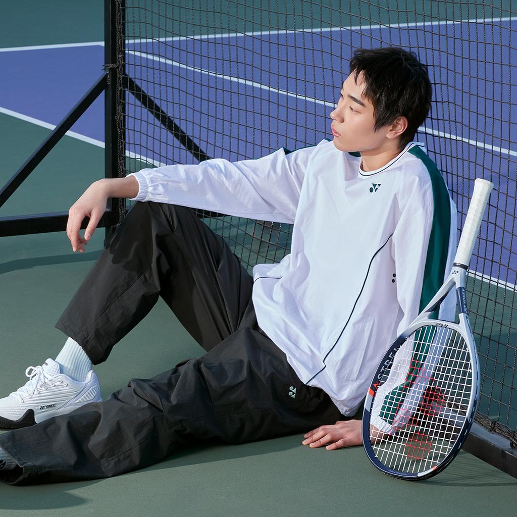 Белый Унисекс Вентилируемая Теннисная Анорак-Куртка Yonex 255Jj002U