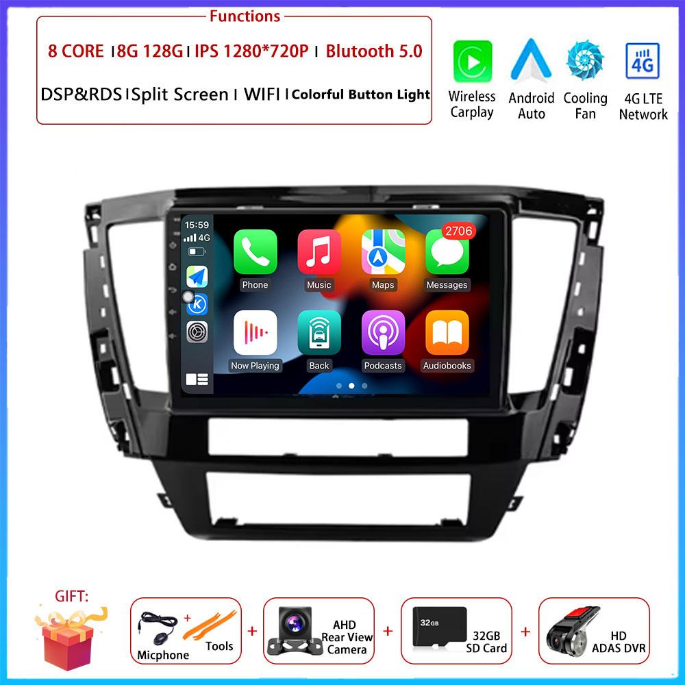 9 "4G Android OS Carplay Auto для Mitsubishi Pajero Sport Montero 2020 Автомобильный радиоприемник Навигация GPS Мультимедиа Видеоплеер DSP AMI