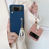 For Samsung Galaxy Z Flip 3 5g Cute 3d Angel Bracelet Matte Pc Cover Case For Samsung Zflip3 Zflip 3 Phone Case Fundas
