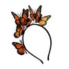 Women Headband Colorful Butterflies Decor Bridal Hair Band Parties Cosplay Halloween Hair Accessories