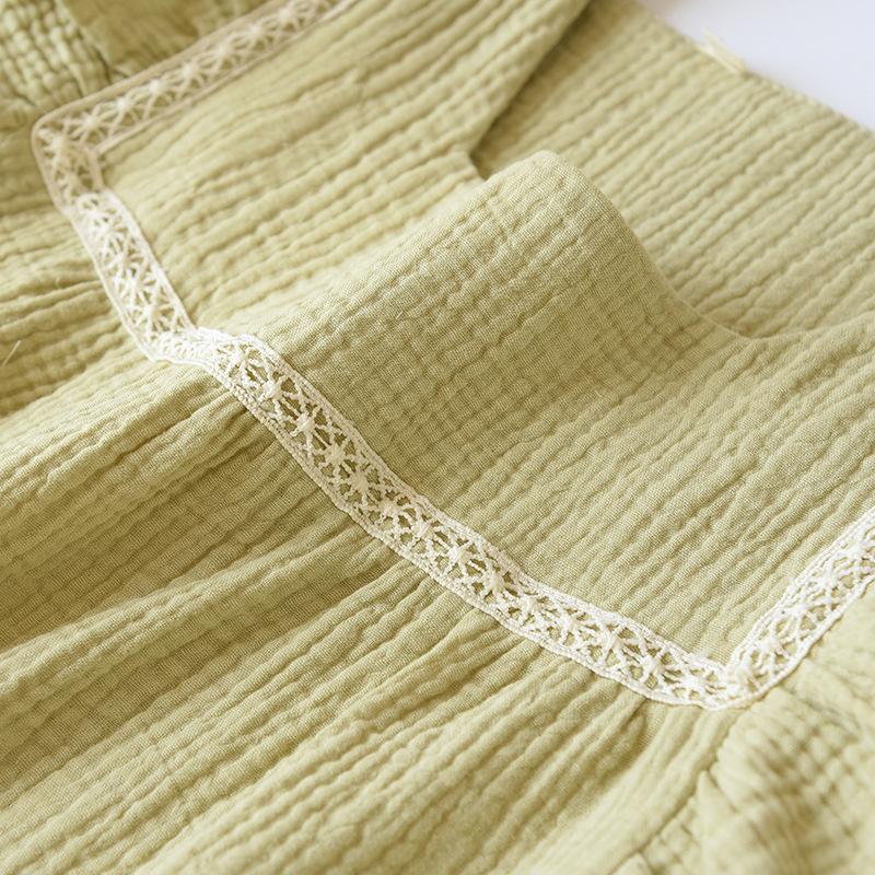 Новые летние женские пижамы, шорты с короткими рукавами, комплект из двух предметов, креповый жилет из 100% хлопка + шорты, милая домашняя одежда, комплект из двух предметов