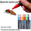 Опциональный скошенный наконечник Инструмент для маркировки пчел Маркерная ручка Маркер для матки пчелы Светодиодный хайлайтер Кисть
