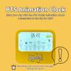 BTS TinyTAN Animation Table Clock BTS-TT-WC