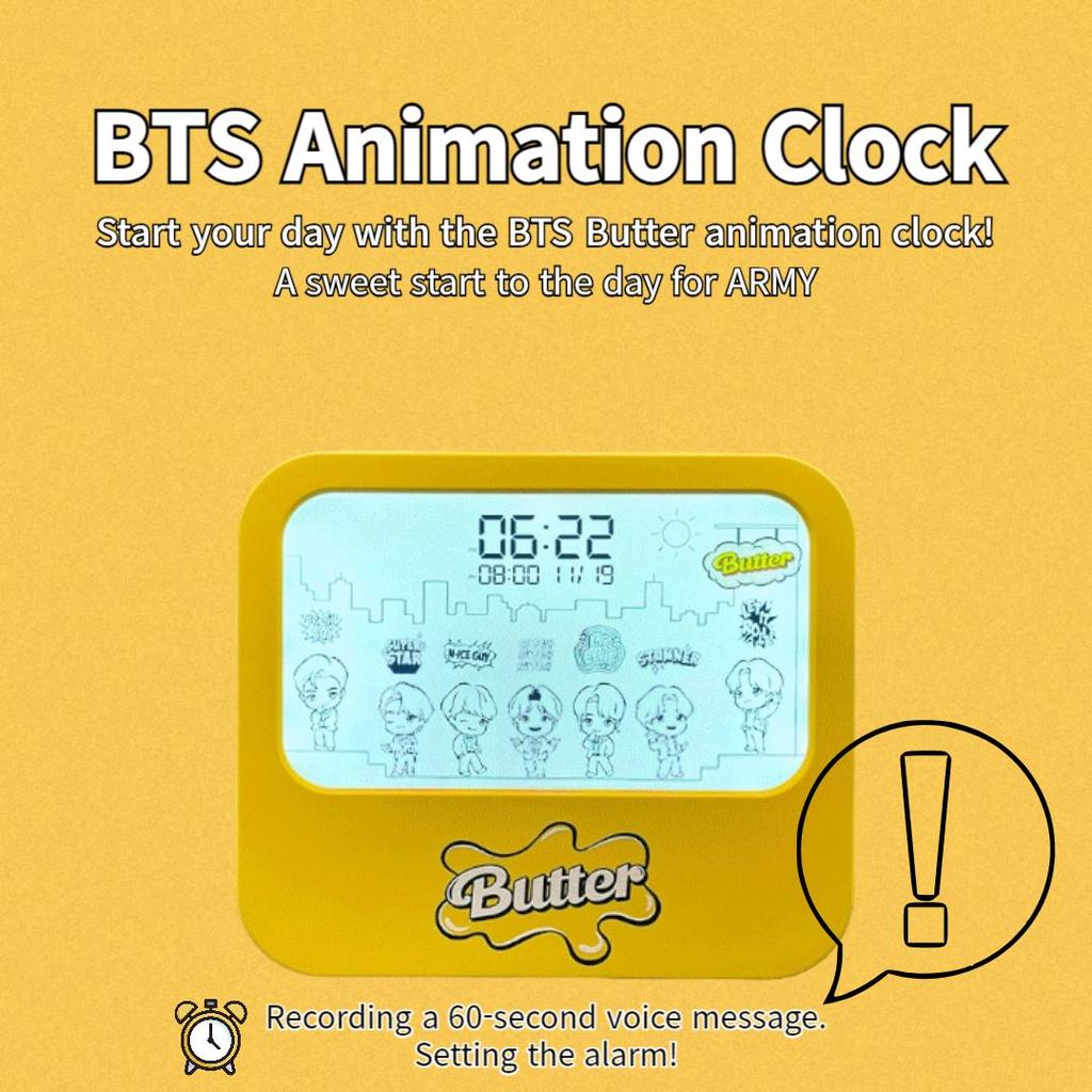 BTS TinyTAN Animation Table Clock BTS-TT-WC