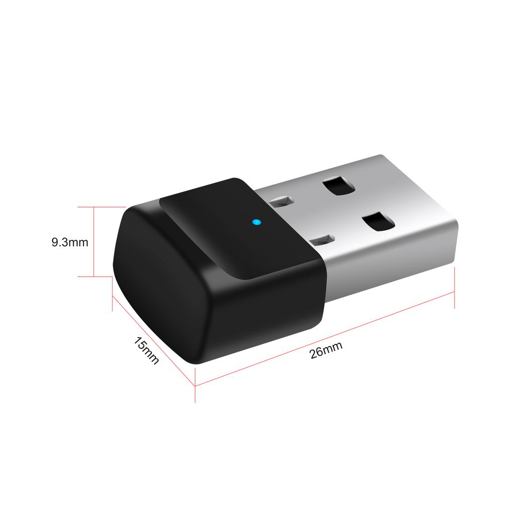 USB BT Transmitter 5.0 Audio Adapter for Video Conferencing and Calls, Plug and Play, Compatible