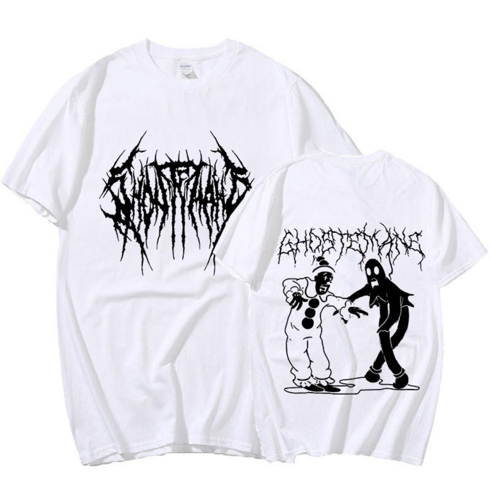 Футболка с графическим принтом Ghostemane, модная мужская футболка с короткими рукавами, Харадзюку, хай-стрит, американская мода, мужская и женская летняя футболка