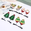 Stylish Sweet Girl Christmas Santa & Reindeer Decorative Hair Clip