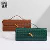 2025 New Dinner Bag Hand-woven Bag Medieval Baguette Bag Niche Portable Shoulder Messenger Women's Bag