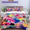 3pcs Abstract Floral Print Bedding Set, Breathable and Soft, Suitable for Bedroom Decor (1*Duvet Cover + 1/2*Pillowcases, No Core) yy250821149