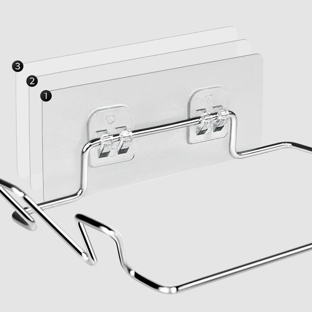 Подвесная стойка для хранения мусорных мешков Многофункциональная вешалка для мусорных мешков из нержавеющей стали