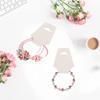 100XAdhesive Card Double-Sided Sticky Card Jewelry-Tag for Selling Packaging Necklaces Bracelet Kraft Paper Display Card