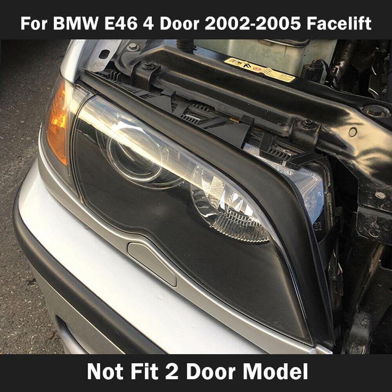 1 пара прокладок для фар для BMW 3 серии E46 4 двери 2002-2005 подходит только для 4-дверной модели
