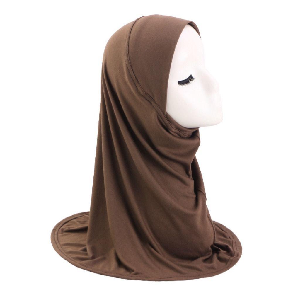 Modal Cotton Islamic Headscarf Rayon Cotton Turban Headband Turbans Muslim Hijab  For Women