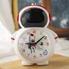 Astronaut Alarm Clock Creative Student Using Multi-functional Silent Bedside Luminous Lazy Cartoon Talking Children's Alarm Clock