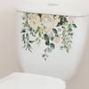 Green Plant Leaves Flower Wall Sticker Bathroom Toilet Decor Living Room Cabinet Home Decoration Decals Beautify Self Adhesive M