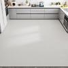 Pvc Kitchen Floor Mat Oversized Black Carpet Waterproof Oil-proof Non-slip Large Rug Solid Gray Washable Leather Mats